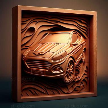 3D модель Ford Aspire (STL)